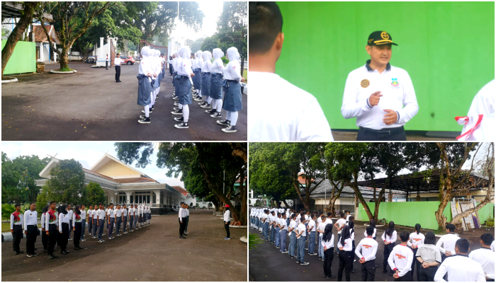 Paskibraka Indonesia Kabupaten Garut Terus Melakukan Latihan untuk Persiapan Pengibaran Bendera 17 Agustus 2023