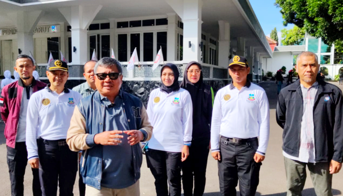 Peringati Hari Kemerdekaan ke-78, Bupati Garut Tinjau Persiapan Paskibraka Kabupaten Garut