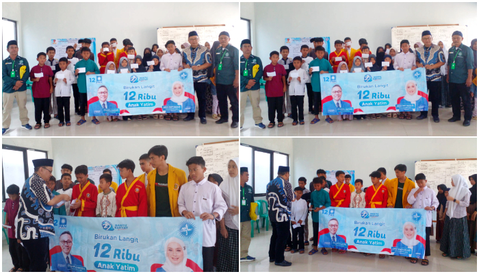 DPW PAN Jawa Barat Bagikan Santunan kepada 12 Ribu Anak Yatim, Enjang Tedi_ Bentuk Syukur HUT PAN ke-25
