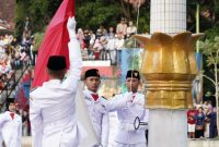 Paskibraka Kabupaten Garut Sukses Menyelesaikan Tugas Pengibaran Merah Putih Tahun 2023