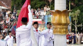 Paskibraka Kabupaten Garut Sukses Menyelesaikan Tugas Pengibaran Merah Putih Tahun 2023