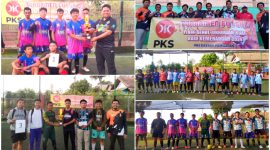 DPC PKS Karangpawitan Juara 1 Dalam Turnamen Futsal Tingkat Pengurus PKS Dapil 3 Garut