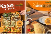 Glamping Resto Sabda Alam Tawarkan Harga Spesial Pizza Fiesta dan Sweet Calzone Plus Free Lemo Iced Tea 