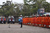 Rawat Jaringan Listrik, PLN Jabar Turunkan 120 Personil Tim Kopasus PDKB se-Jabar ke Garut