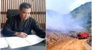 Kepala Dinas Lingkungan Hidup Garut Lakukan Pencegahan Kebakaran di TPA Pasir Bajing