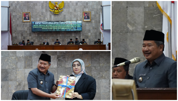 Perubahan APBD Garut 2023_ Bupati Garut Rudy Gunawan Jelaskan Rincian dalam Rapat Paripurna DPRD Garut