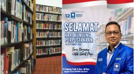 Hari Kunjung Perpustakaan: Enjang Tedi Dorong Peran Strategis Perpustakaan dalam Kemajuan Garut (perpustaan Gambar oleh StockSnap dari Pixabay dan poto istimewa )