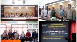 Garut Gelar Kirab Pemilu 2024, Serah Terima Bendera dari Sumedang ke Garut di Alun-Alun