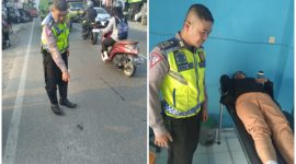 Polsek Kadungora, Polres Garut Lakukan Evakuasi Kendaraan Akibat Kecelakaan Lalu Lintas