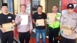 Polsek Karangpawitan Polres Garut Tindak Tegas Penjual Alkohol Tanpa Izin, Sita 148 Botol Alkohol One Med