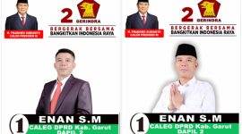 Enan, Ketua DPC Partai Gerindra, Maju Kembali Sebagai Caleg Dapil 2  DPRD Kabupaten Garut