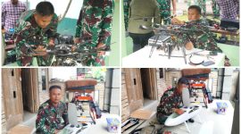 Babinsa Koramil 1103_Wanaraja Kodim 0611_Garut Ciptakan Drone Tembak Sangkuriang untuk Meningkatkan Efisiensi Tugas Militer