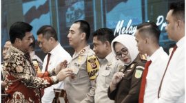 Kapolres Garut Terima Penghargaan dan Pin Emas dari Kementerian Agraria