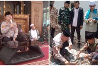 Kapolsek Cisompet Polres Garut Dukung Pembangunan Gedung Sekretariat MWC NU Kecamatan Cisompet