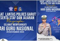 Kasat Lantas Polres Garut Berikan Penghormatan Khusus pada Hari Guru Nasional