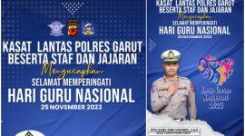 Kasat Lantas Polres Garut Berikan Penghormatan Khusus pada Hari Guru Nasional