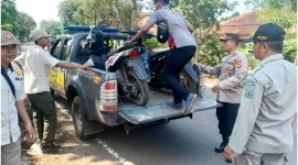 Polsek Cikelet Polres Garut Lakukan Operasi Penertiban Knalpot Bising