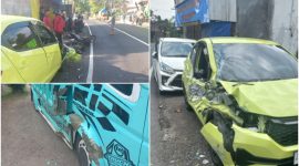 Polsek Cisurupan Polres Garut Selidiki Kecelakaan Beruntun di Jalan Raya Cibeureum