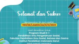 Prodi S-1 Pendidikan Ilmu Pengetahuan Sosial, IPI Garut, Raih Peringkat A, Akreditasi Unggul 