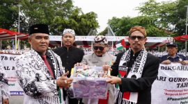 Solidaritas Palestina Meriahkan Hari Guru Nasional di Garut