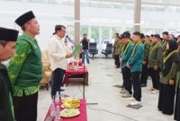 dr. Helmi Budiman Lantik Pengurus SEMMI Cabang Garut