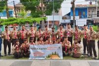 Perhutani Garut Lepas Kontingen Saka Wanabakti untuk Pertikawan Regional Jawa 2023