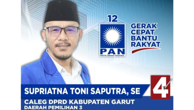 Supriatna Toni Saputra SE, Calon DPRD Dapil 3 Garut: Komitmen Gerak Capat Bantu Rakyat