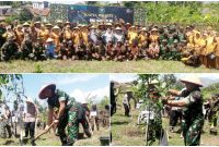 KOREM 062_Tarumanagara Gelar Karya Bhakti Hari Juang TNI AD_ Lakukan Penanaman Pohon dan Aksi Sosial di Garut