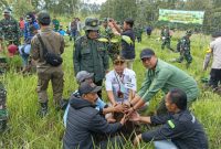 Perhutani Garut dan Kodim 0611_Garut, Tanam 1500 Pohon untuk Keberlanjutan Lingkungan