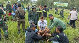 Perhutani Garut dan Kodim 0611_Garut, Tanam 1500 Pohon untuk Keberlanjutan Lingkungan