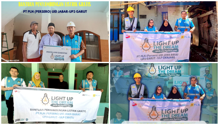 “Program Light Up The dream ini akan terus kita lanjutkan dengan mengusung semangat peduli sesama, menyala bersama, menerangi bangsa dan sebagai komitmen untuk mewujudkan mimpi masyarakat kurang mampu mendapatkan listrik secara gratis dan dapat menjadi ladang berkah bagi pegawai PLN,”Susiana Mutia-General Manager PLN UID Jabar.