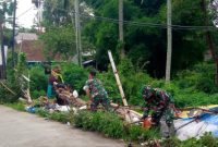 Antisipasi Penyakit, Koramil 1102_Karangpawitan, Kodim 0611_Garut, Gelar Karya Bakti Pembersihan