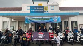 PLN UP3 Garut menghadirkan layanan listrik yang handal pada SPKLU dan SPLU Untuk Komunitas GRID EV Riding Cimahi – Darajat Pass Garut