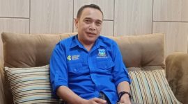 Kepala Bidang Pencegahan dan Pengendalian Penyakit (P2P) Dinkes Kabupaten Garut, Dr. H. Asep Surahman, SKM., M.KM, saat wawancara di Kantor Dinas Kesehatan kabupaten Garut pada Selasa, 16 Februari 2024