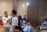 AKRAB. Ketua DPC Partai Bulan Bintang Garut, H Hudan Mushafuiddin, STh.I bersama Pendiri MATAHARI PAGI, Dr Dahnil Anzar Simanjuntak, SE., ME. dalam acara Deklarasi Matahari Pagi Tingkat JAwa Barat di Favehotel comanuk Garut, pada Selasa, 9 Januari 2024