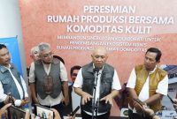 Peresmian Rumah Produksi Bersama (RPB) Garut: Dorong Kualitas Produk Kulit Lokal