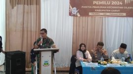 Danramil 1114/Cilawu Kodim 0611/Grt Hadiri Rapat Pleno Perhitungan Surat Suara Pemilu, Utamakan Asas Demokrasi dan Netralitas