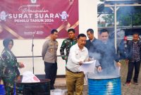 KPU Garut Musnahkan Surat Suara Rusak dan Berlebih, untuk Jaga Integritas Pemilu 2024