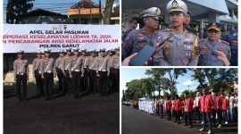 Polres Garut Gelar Apel Pasukan Operasi Keselamatan Lodaya 2024 di Garut