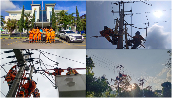 Menyambut Bulan Suci Ramadhan, PLN UP3 Garut melakukan pemeliharaan, perbaikan, dan penggantian material di jaringan kelistrikan dengan menerjunkan langsung pasukan PDKB