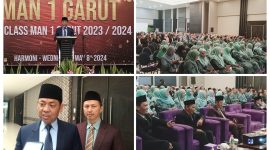 Kepala Kemenag Garut: Pesan Khusus untuk Lulusan MAN 1 Garut - Jaga Karakter Moral dan Marwah Diri (Kepala Kemenag Garut Dr. H. Saepulloh, SAg MPdl didampingi Kasi Pendidikan Madrasah Kantor H Surya Mulyana, MAg )