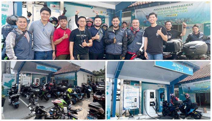 PLN UP3 Garut Hadirkan Layanan Listrik Yang Handal Pada SPKLU dan SPLU Untuk Alva Rider Community, EV Riding Jakarta – Pangandaran