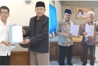 Ketua STAI Al Musaddadiyah Garut: MOU dengan UIN Bandung dan Universitas Mandiri Subang untuk Pengembangan Akademik ( Ketua STAI Al Musaddadiyah , Dr Syaik Abdillah, MAg pot bersama dengan Rektor UIN Bandung dan Rektor Universitas Mandiri Subang)