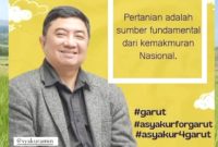 Calon Bupati Garut A. Syakur Amin dari Partai Golkar_ Pertanian Adalah Sumber Fundamental Kemakmuran Nasional