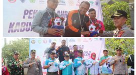 Bripka Saepul dari Polsek Tarogong Kaler Sabet Medali Emas Paralayang di Porkab Garut 2024