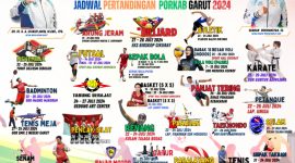 Jadwal Lengkap Porkab Garut 2024_ Mulai Menembak Hingga Sepak Bola, Semua Cabor Digelar di Berbagai Lokasi