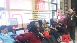 Peringatan Hari Bhakti Adhyaksa ke-64_ Kejaksaan Negeri Garut Gelar Donor Darah