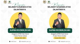 Mimpi Anak Petani Takkan Pernah Mati: Suprih Rozikin, SH.MH Dilantik sebagai Anggota DPRD Garut 2024-2029