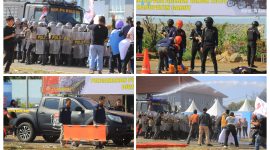 Simulasi Sispamkota 2024 di Garut: Polres Garut Bersama TNI Siapkan Pengamanan Ketat Selama Pilkada Serentak