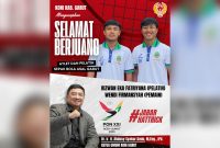 Ketua KONI Garut, Syakur Amin Berikan Dukungan kepada pelatih dan Atlet Sepak Bola yang Akan Berlaga di PON XXI